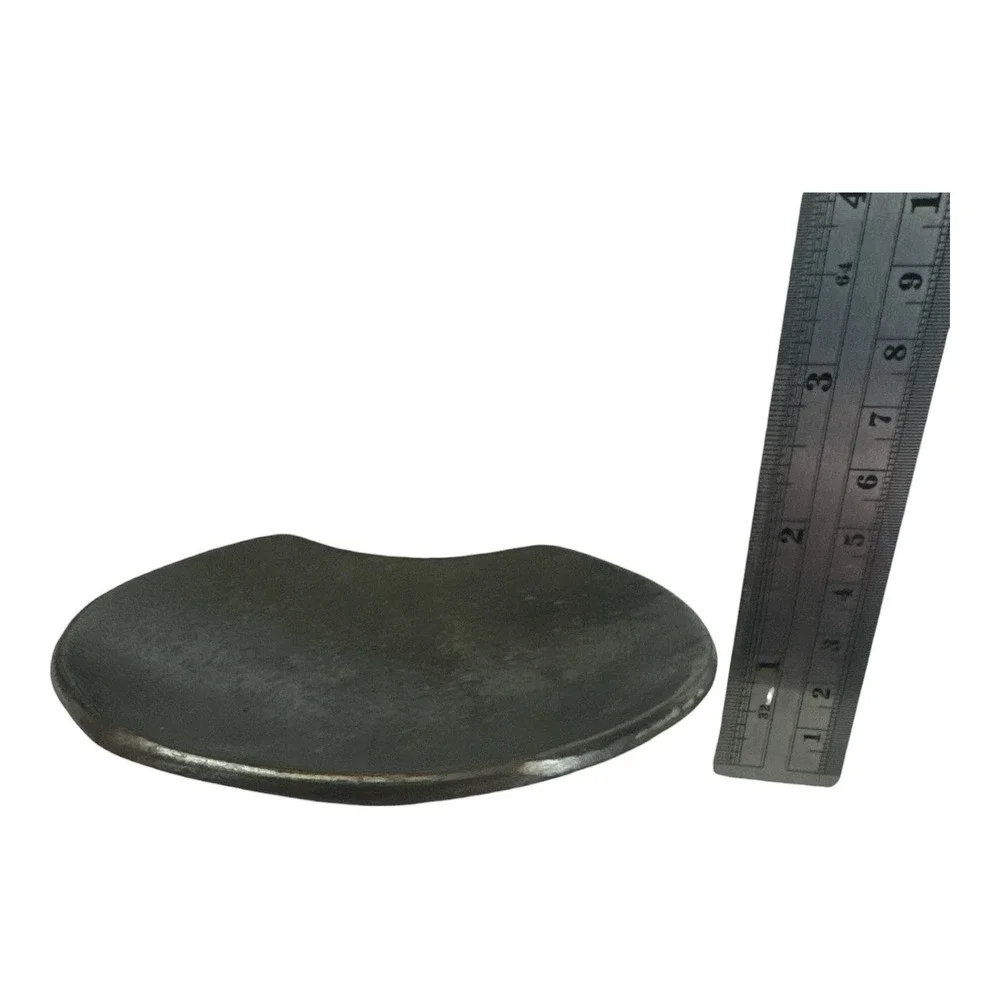 Vintage Style Black Cast Iron Jewelry Bowl Metal Dish Coin Tray Spoon Tray